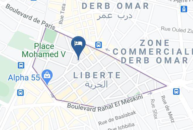 Casablanca - Hotel El Amane Maps