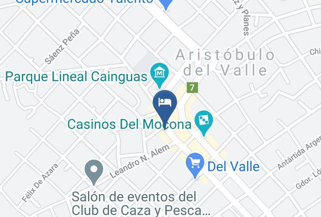 Cainguas - Hotel El Amigo Maps