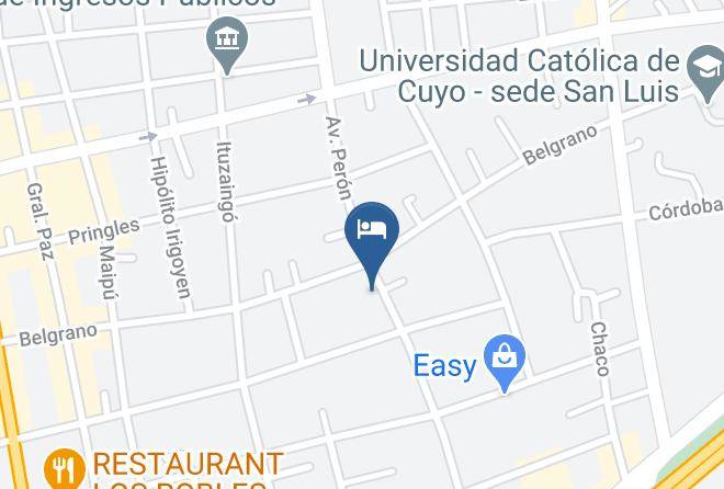 La Capital San Luis - Hotel El Amparo Maps