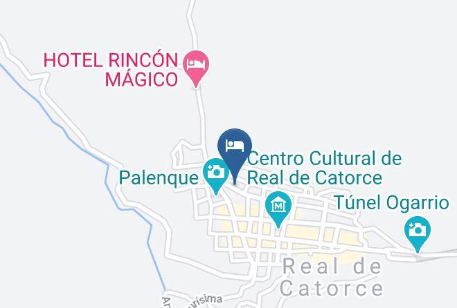 Catorce - Hotel El Angel Y El Corazon Maps