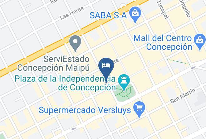 Concepcion Province - Hotel El Araucano Maps
