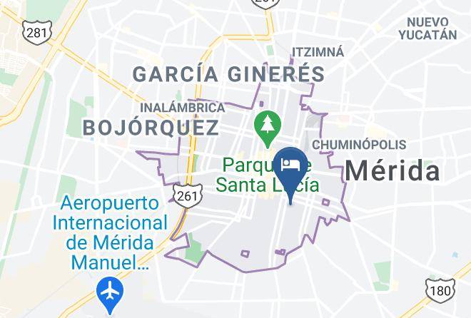 Merida - Hotel El Arca Maps