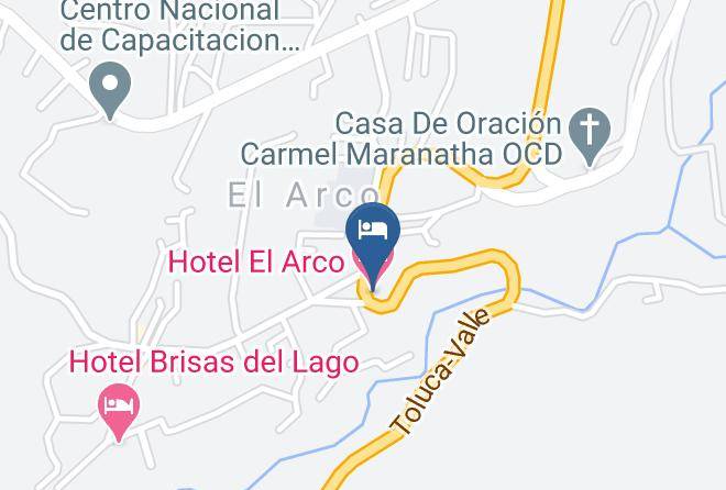 Valle De Bravo - Hotel El Arco Maps