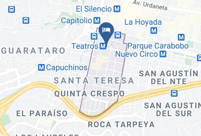 Caracas - Hotel El Arroyo Maps