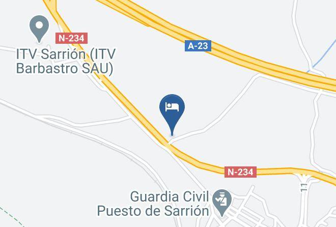 Teruel - Hotel El Asturiano Maps