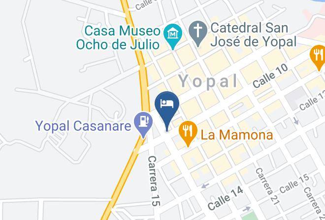 Yopal - Hotel El Atajo Maps