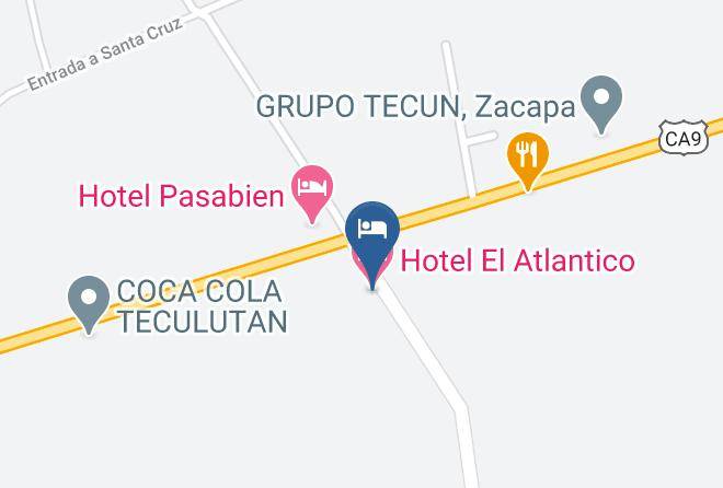 Rio Hondo - Hotel El Atlantico Maps