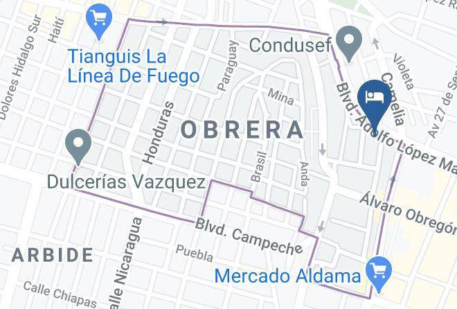 Leon - Hotel El Baron Maps