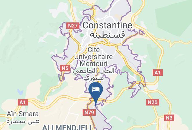 Constantine - Hotel El Bey Maps