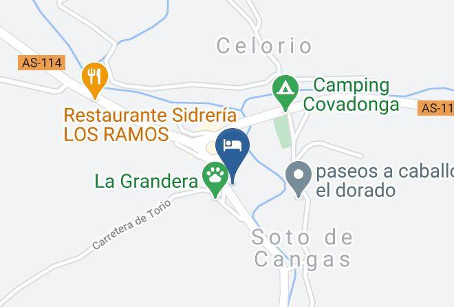 Asturias - Hotel El Bricial Maps