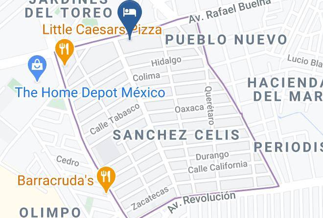 Mazatlan - Hotel El Bucanero Maps
