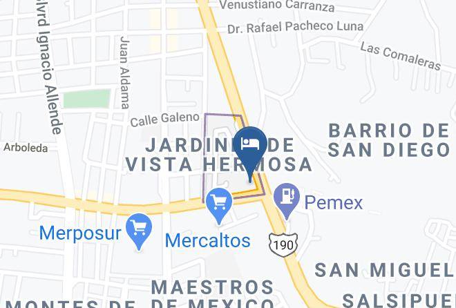 San Cristobal De Las Casas - Hotel El Buen Samaritano Maps