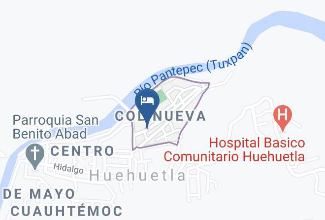 Huehuetla - Hotel El Camaron Maps
