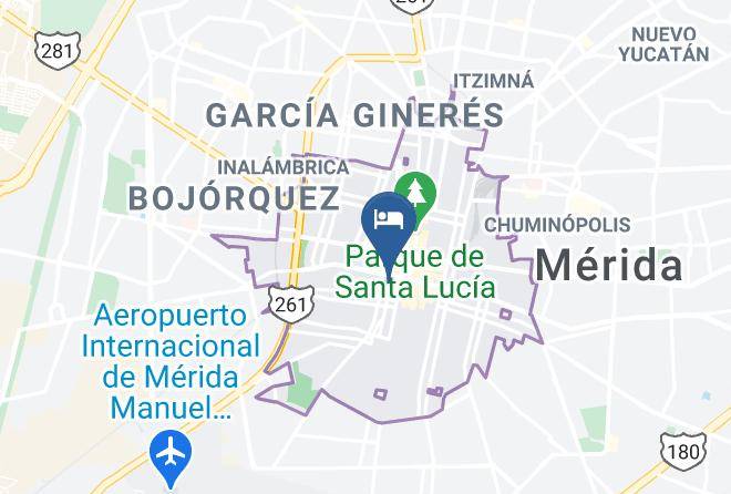 Merida - Hotel El Caminante Maps