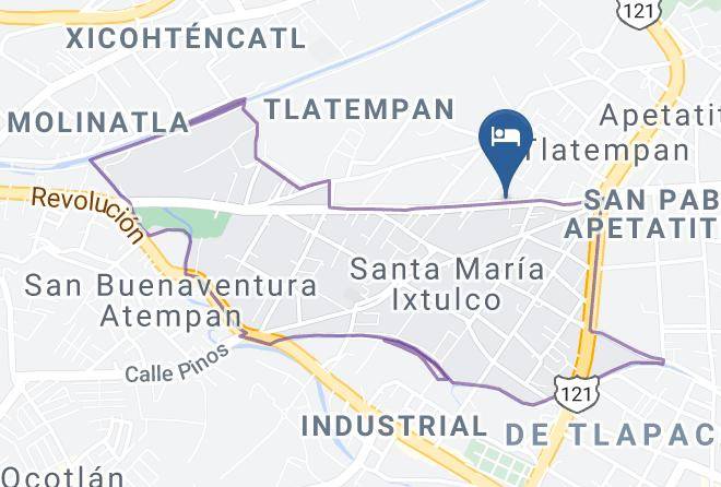 Tlaxcala Santa Maria Ixtulco - Hotel El Camino Maps
