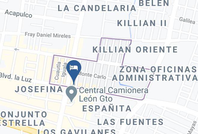 Hotel El Capitan Map