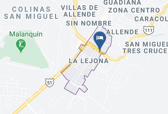 San Miguel De Allende - Hotel El Caracol Inn Maps