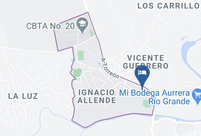 Rio Grande Municipality - Hotel El Carreton Maps