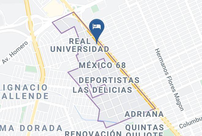 Chihuahua Deportistas - Hotel El Cason Maps