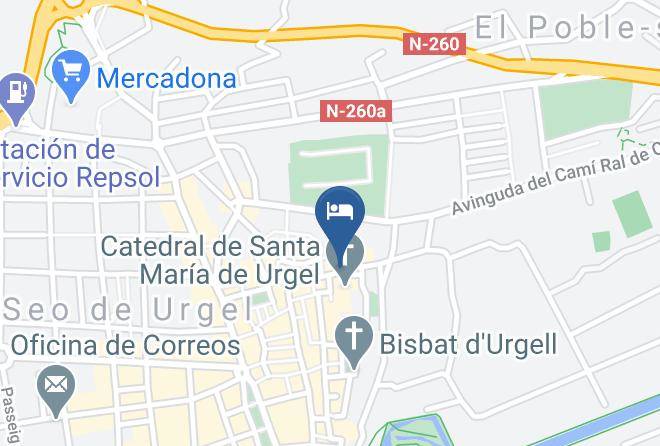 Lleida - Hotel El Castell S L Maps