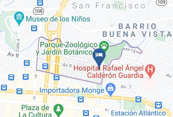 San Jose - Hotel El Castillo Maps