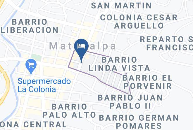 Matagalpa - Hotel El Castillo Maps