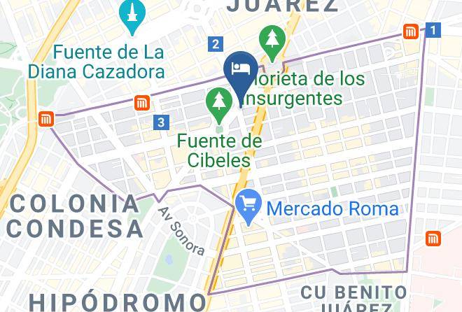 Cuauhtemoc - Hotel El Castro Maps