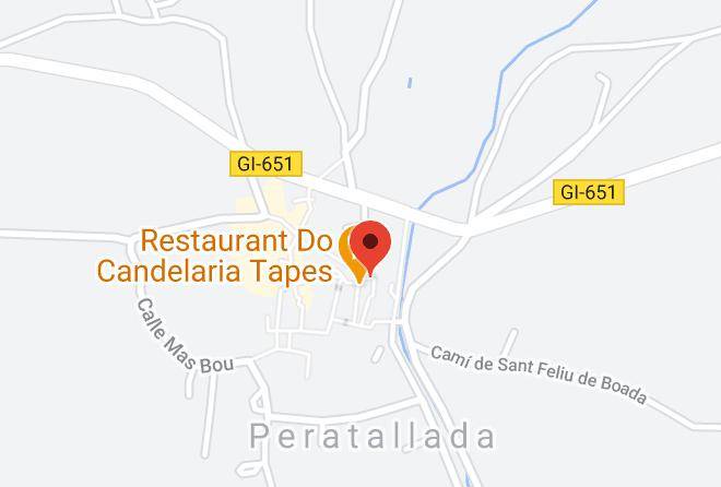 Girona - Hotel El Cau Del Papibou Maps