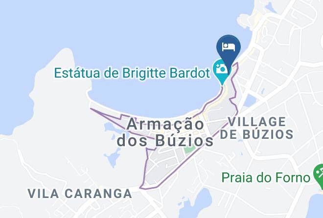 Buzios - Hotel El Cazar Buzios Brazil Maps