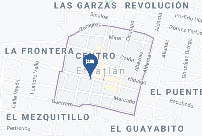 Etzatlan - Hotel El Centenario Maps
