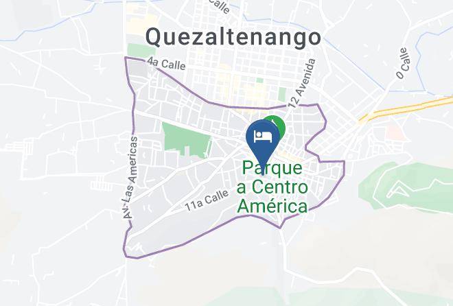 Quetzaltenango - Hotel El Centro Maps
