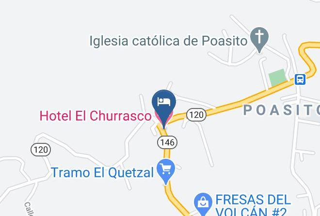 Sabanilla - Hotel El Churrasco Maps