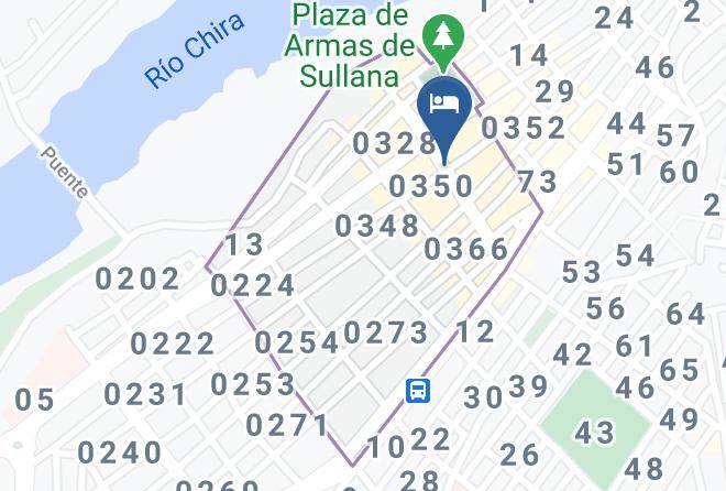 Sullana - Hotel El Churre Maps