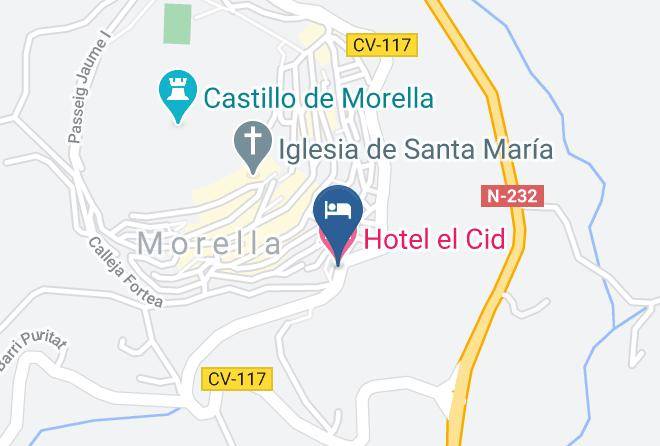 Castellon - Hotel El Cid Maps