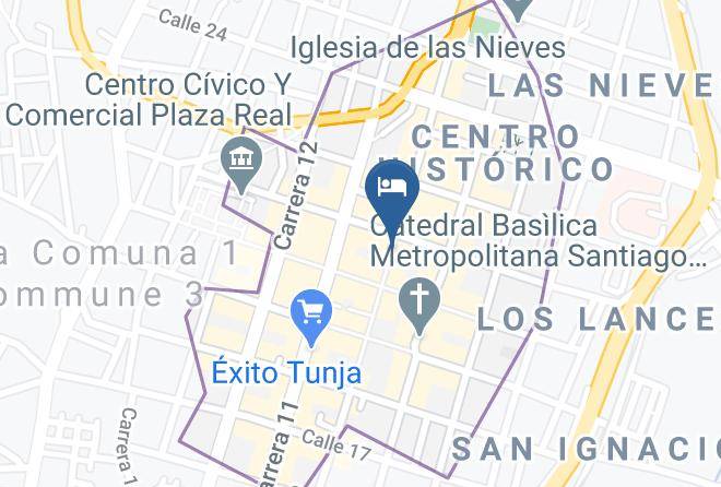 Tunja - Hotel El Cid Plaza Maps