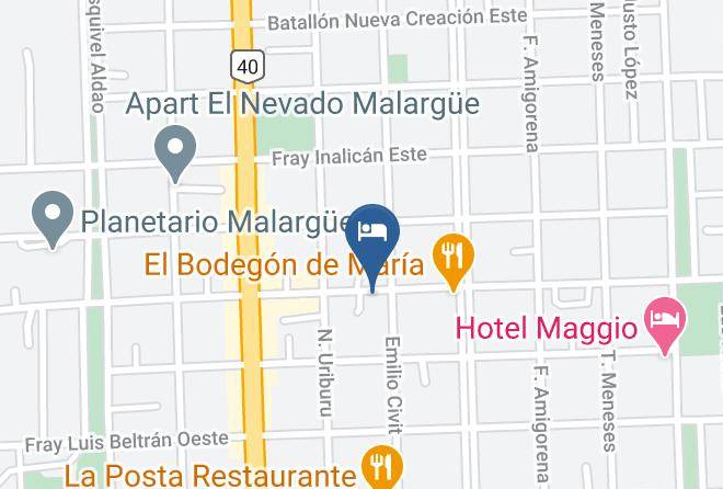Malargue - Hotel El Cisne Maps