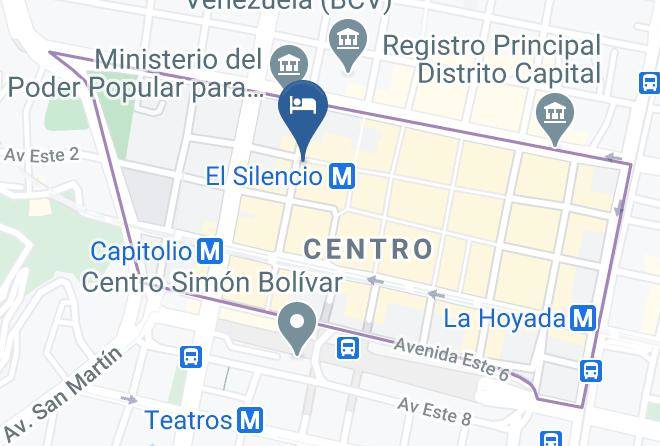 Caracas - Hotel El Conde Maps