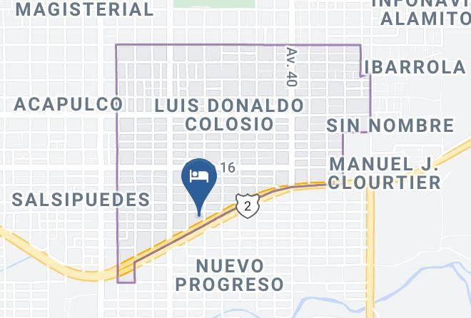 Agua Prieta Municipality - Hotel El Conquistador Maps