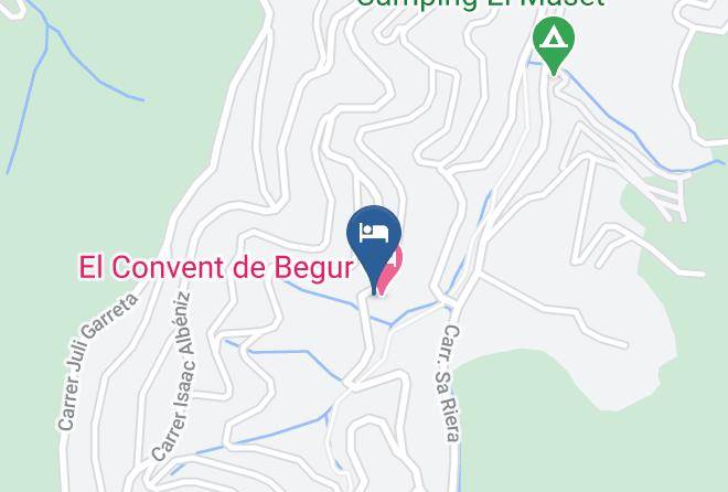 Hotel El Convent & Restaurant Les Brases Del Toc Map