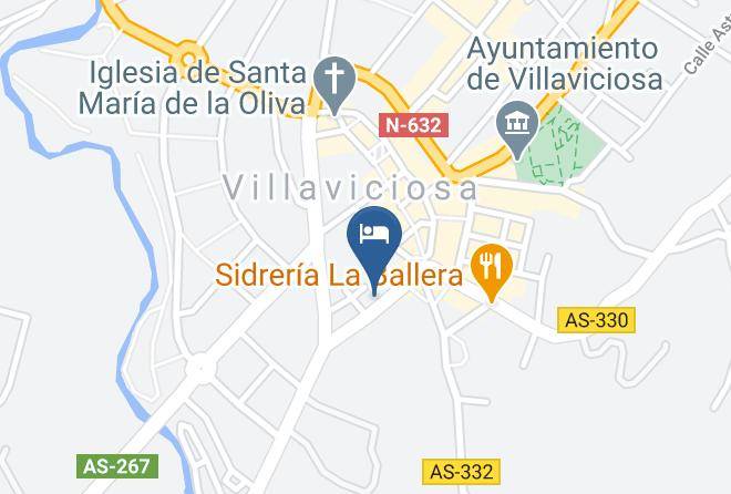 Asturias - Hotel Conventin Maps