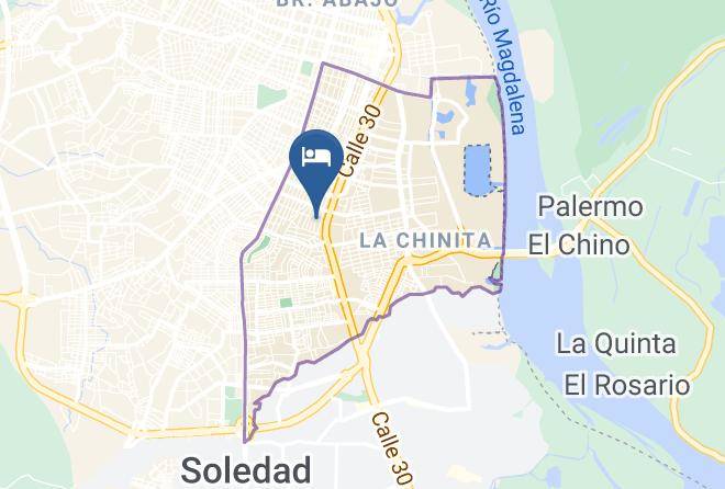 Barranquilla - Hotel El Cordobes Maps