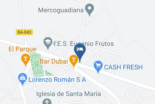 Badajoz - Hotel El Coto Guarena Maps