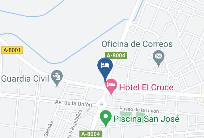Seville - Pension Santa Ana Maps