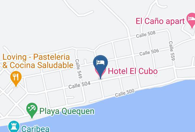 Necochea - Hotel El Cubo Maps