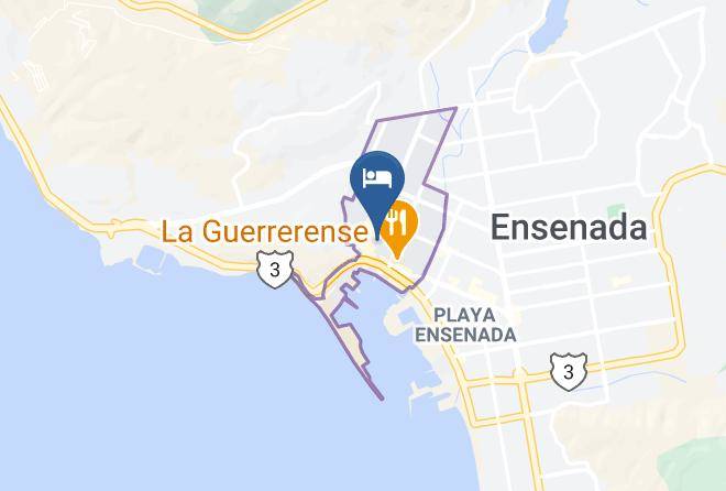 Ensenada - Hotel El Delfin Sa De Cv Maps