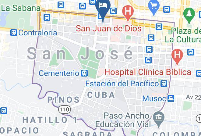 San Jose - Hotel El Descanso Maps