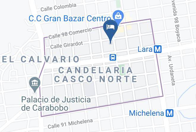 Valencia - Hotel El Diamante Maps