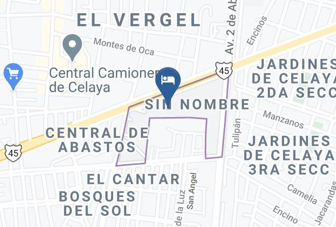 Hotel El Diplomatico Del Bajio Map