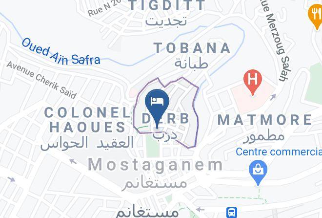 Mostaganem - Hotel El Djazair Maps