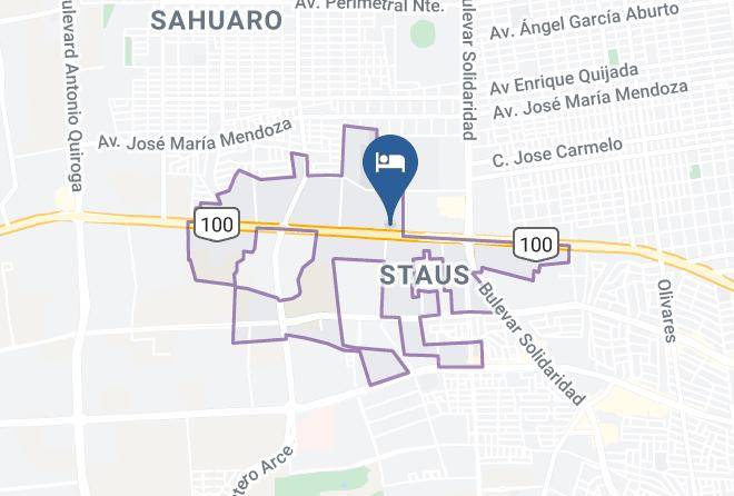 Hermosillo - Hotel El Dorado Hermosillo Maps